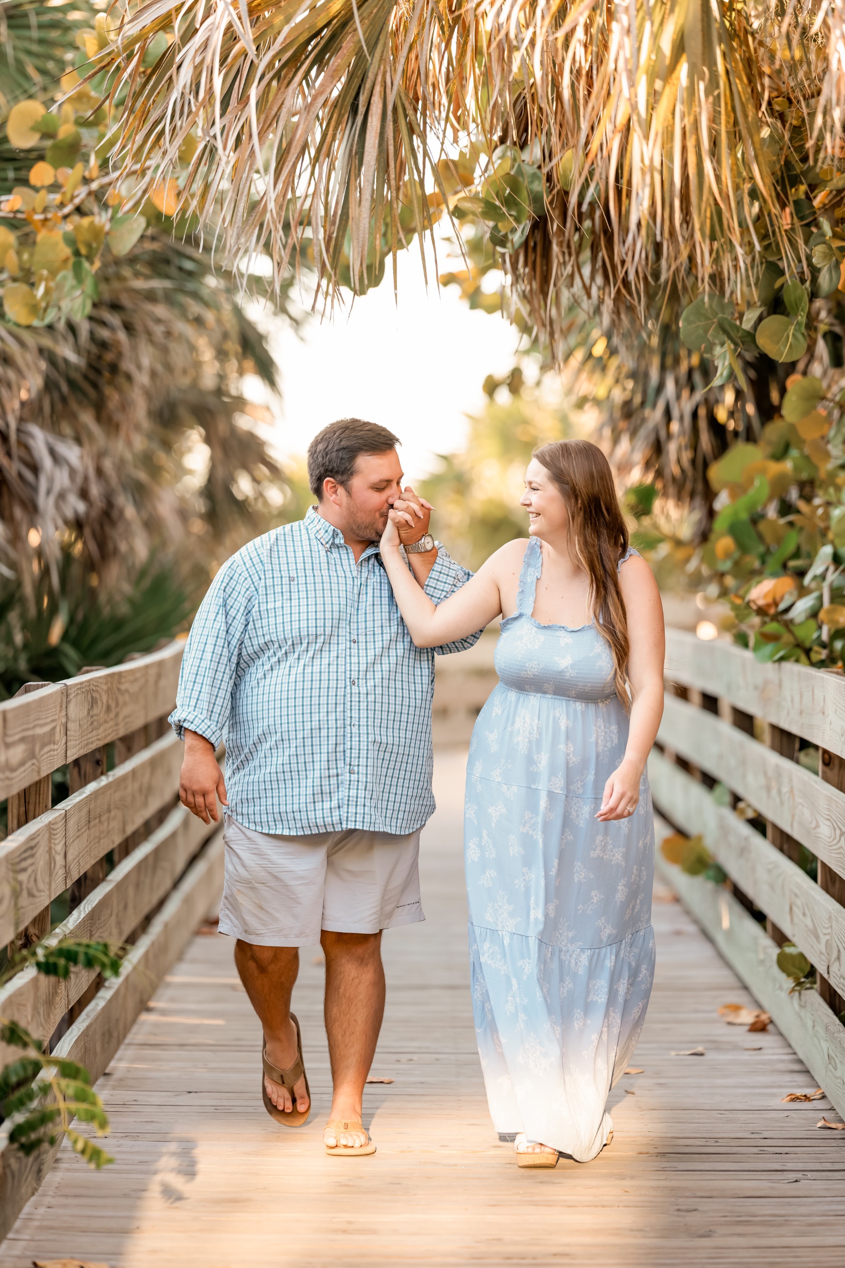Breeana & Brian at Venice Fishing Pier — photograph 1