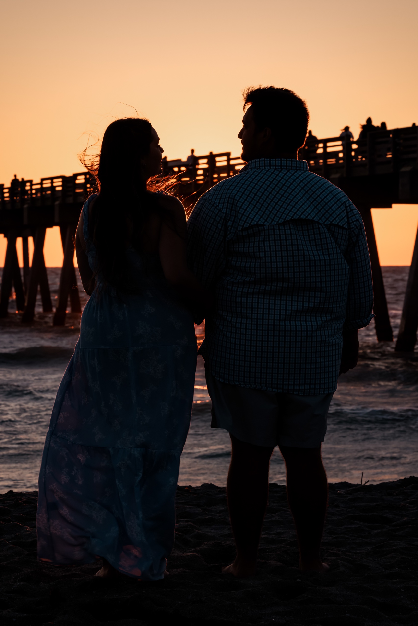 Breeana & Brian at Venice Fishing Pier — photograph 8