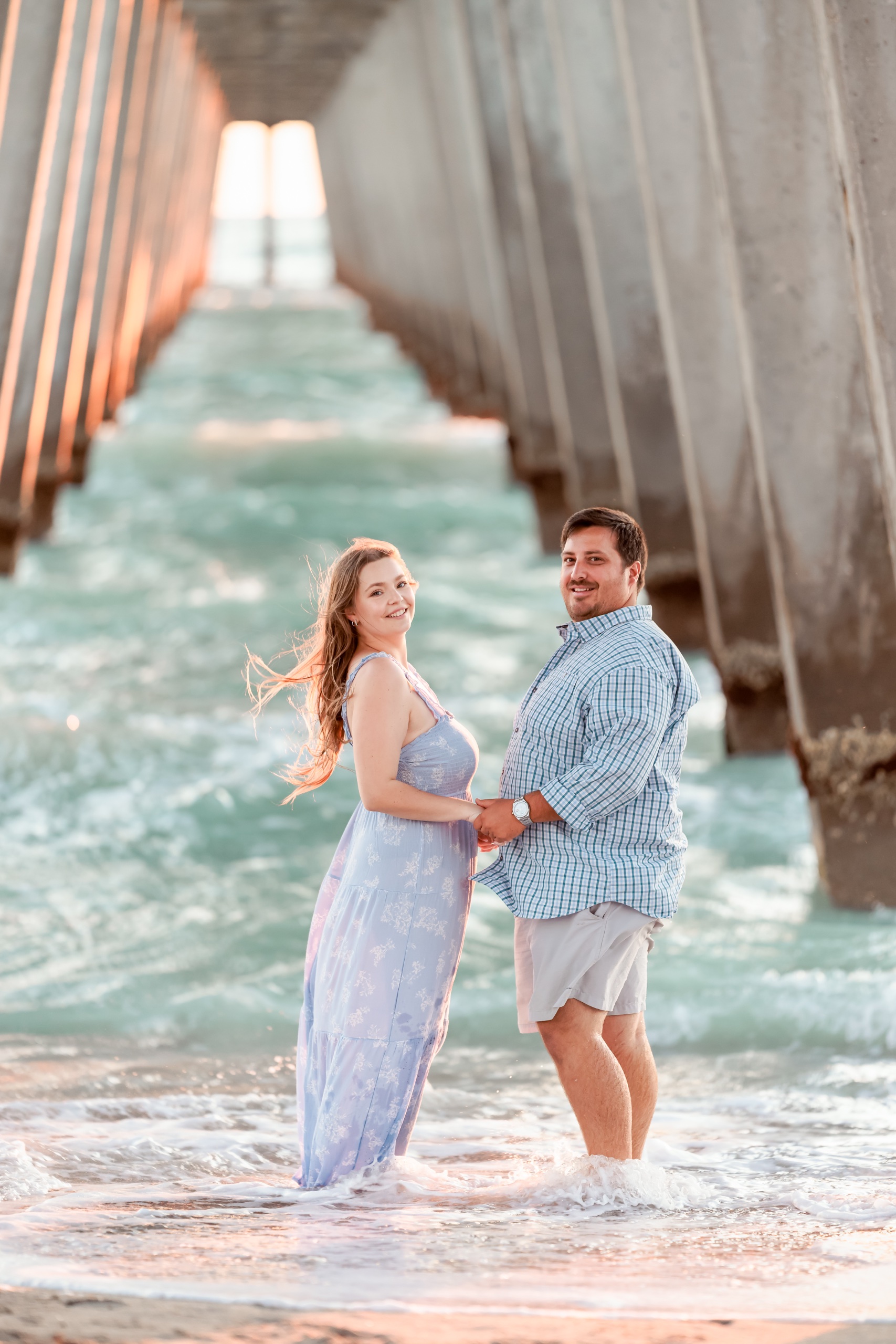 Breeana & Brian at Venice Fishing Pier — photograph 11