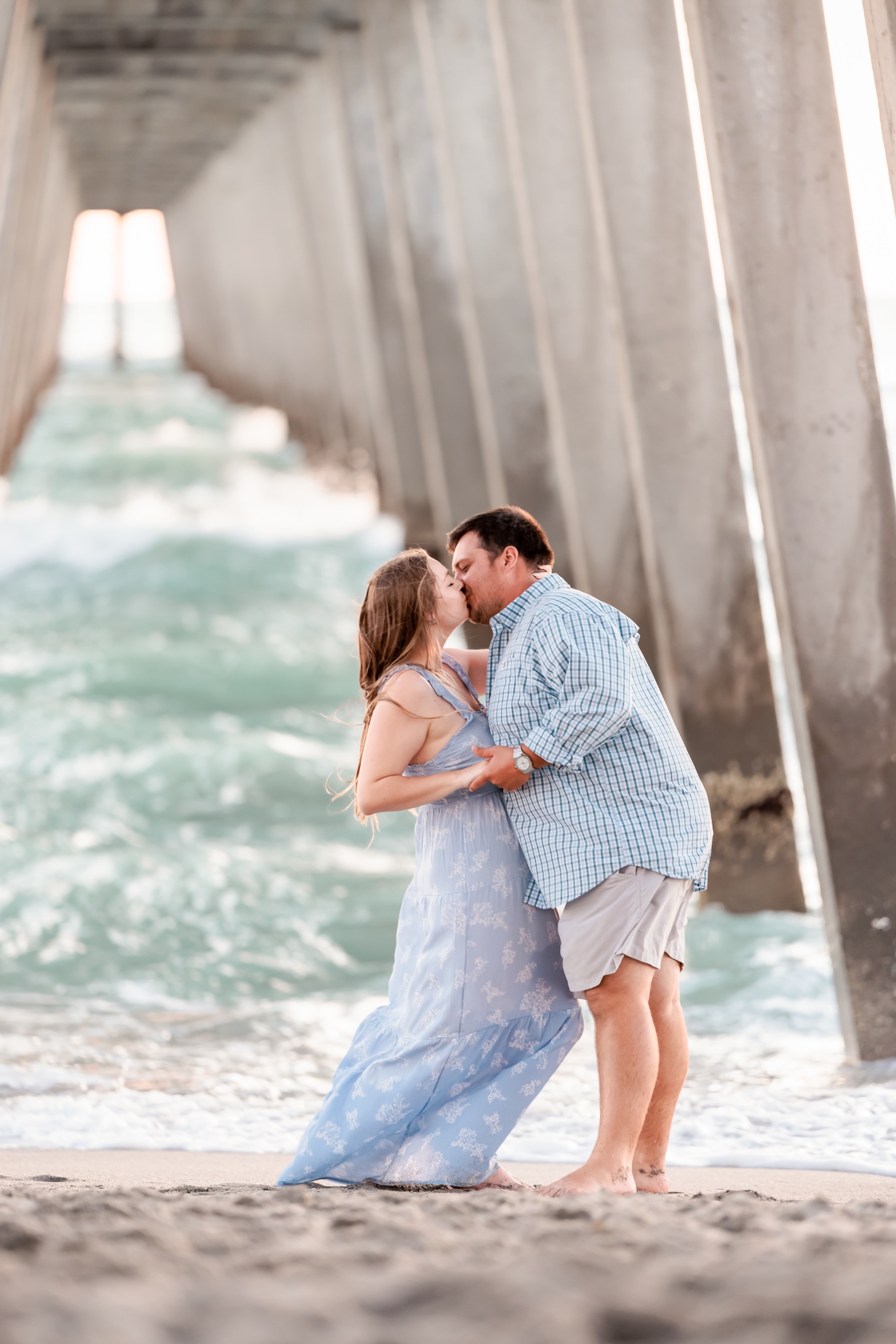 Breeana & Brian at Venice Fishing Pier — photograph 9