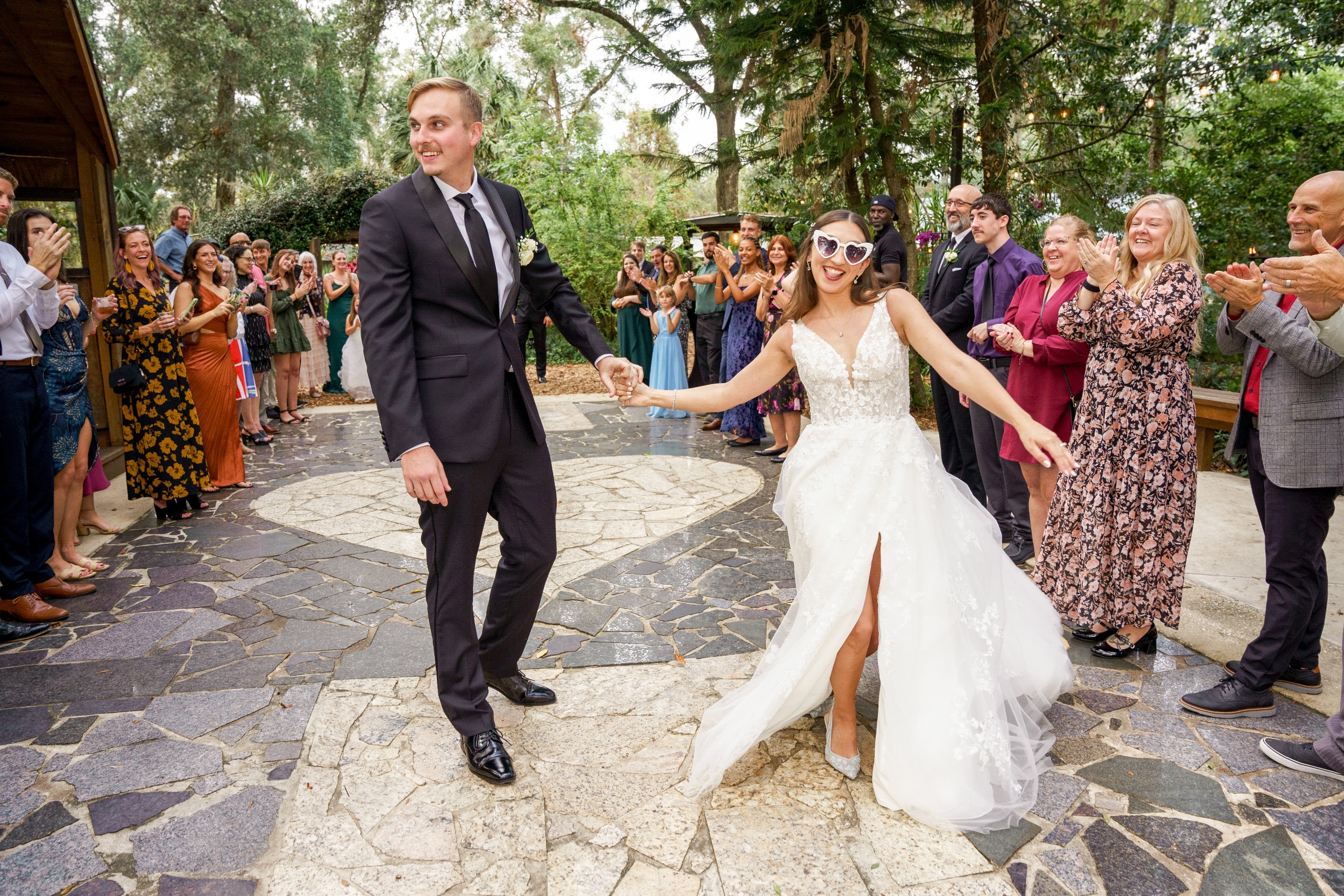 Lighthearted Harmony Gardens Wedding