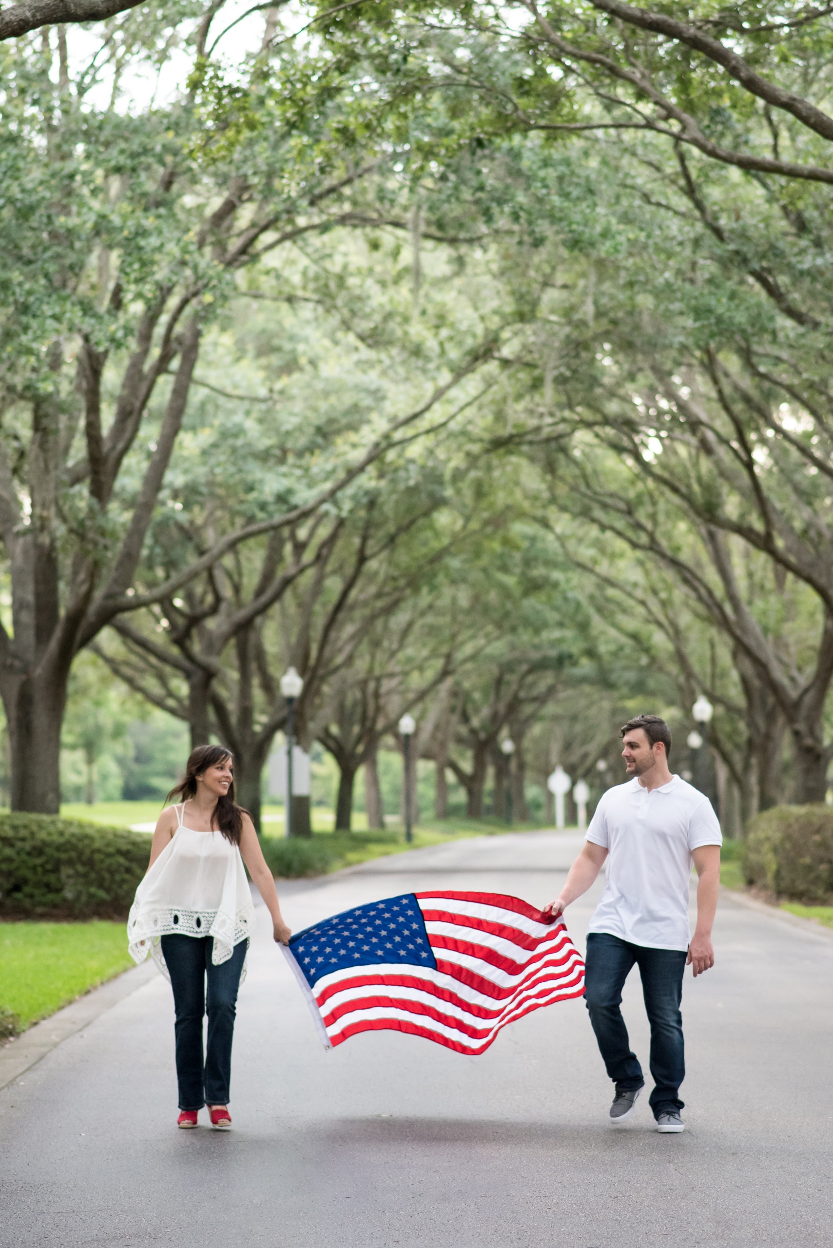 Patriotic Engagement at Cypress Grove Estate House