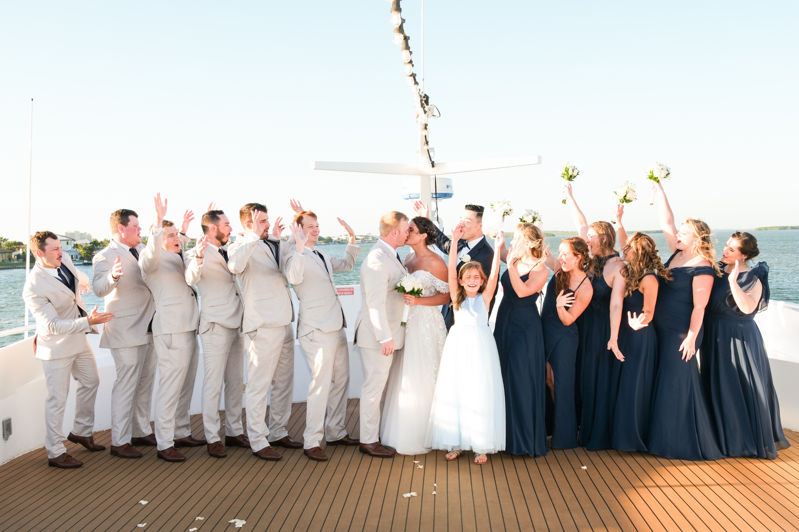 A Wedding at Sea on the Yacht Starship