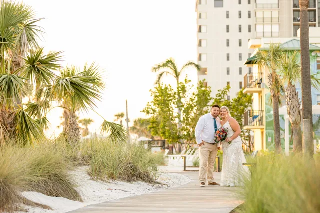 Vibrant Hot Pink Beachfront Wedding at Sirata Beach Resort