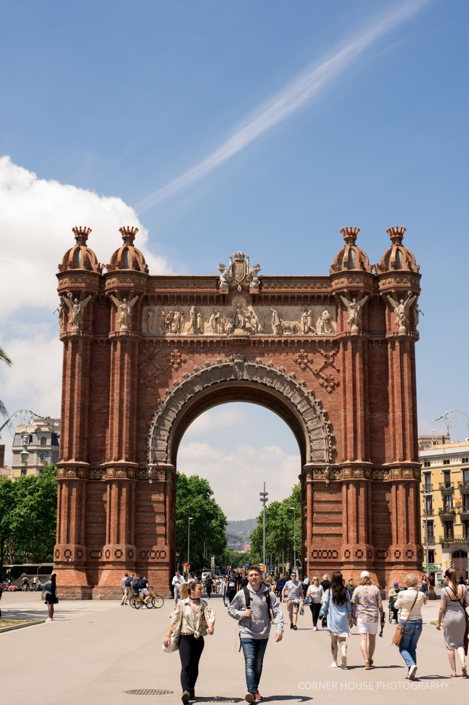 Arc de Triomf in Ciutadella Park Arc de Triomf in Ciutadella Park