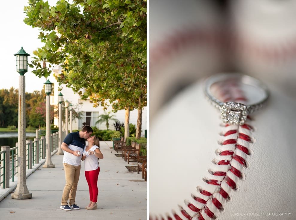 Elizabeth & Corey’s Baseball Inspired Engagement