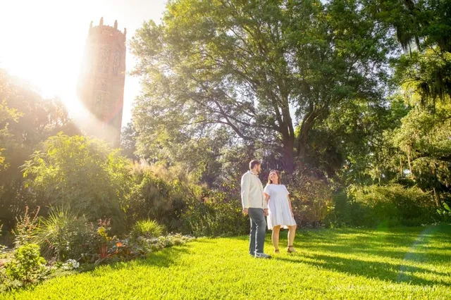 Spenser & Kris’ Bok Tower Gardens Engagement