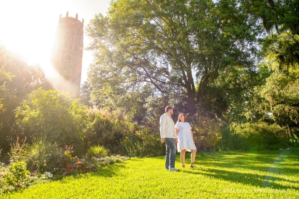 Spenser & Kris’ Bok Tower Gardens Engagement