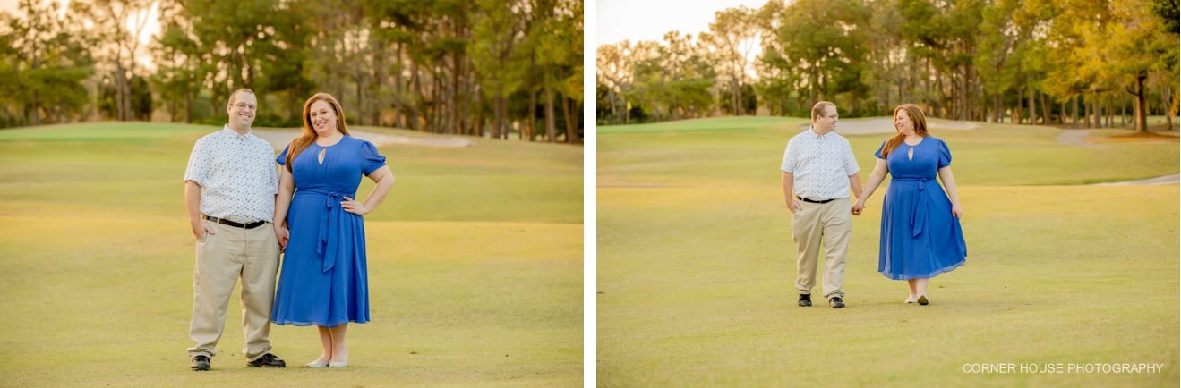 Carrollwood Country Club Golf Inspired Engagement