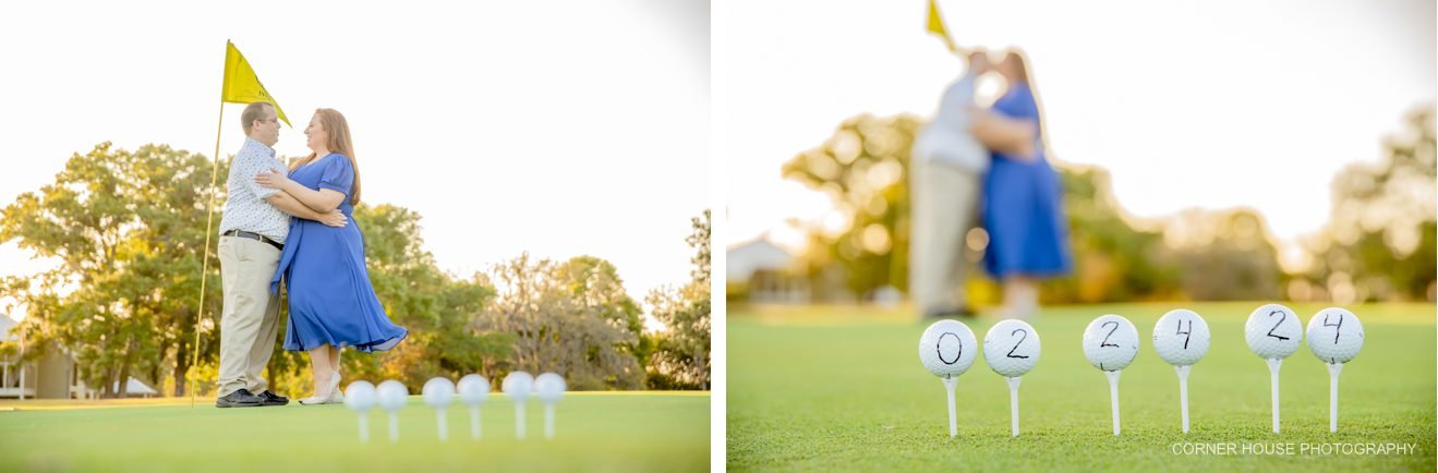 Carrollwood Country Club Golf Inspired Engagement