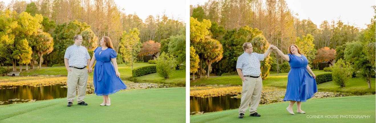 Carrollwood Country Club Golf Inspired Engagement