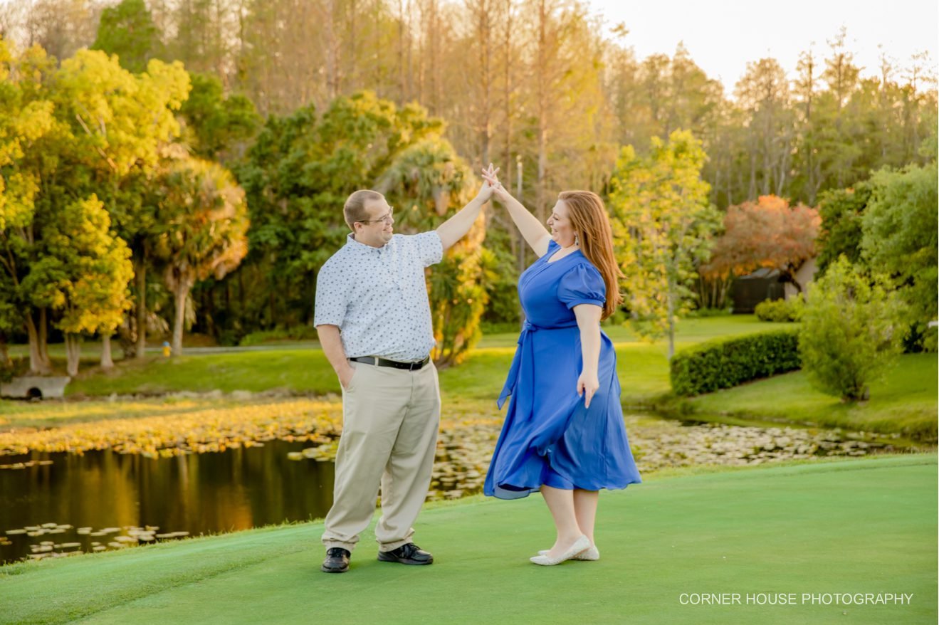 Carrollwood Country Club Golf Inspired Engagement