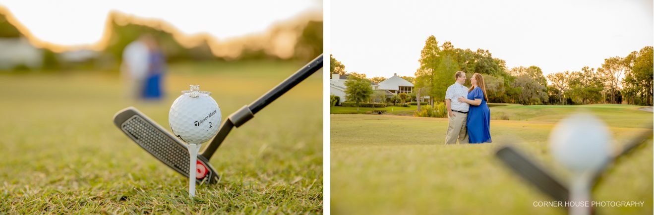 Carrollwood Country Club Golf Inspired Engagement