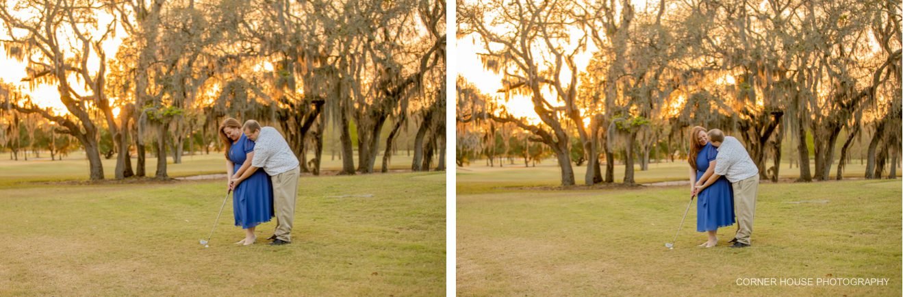 Carrollwood Country Club Golf Inspired Engagement