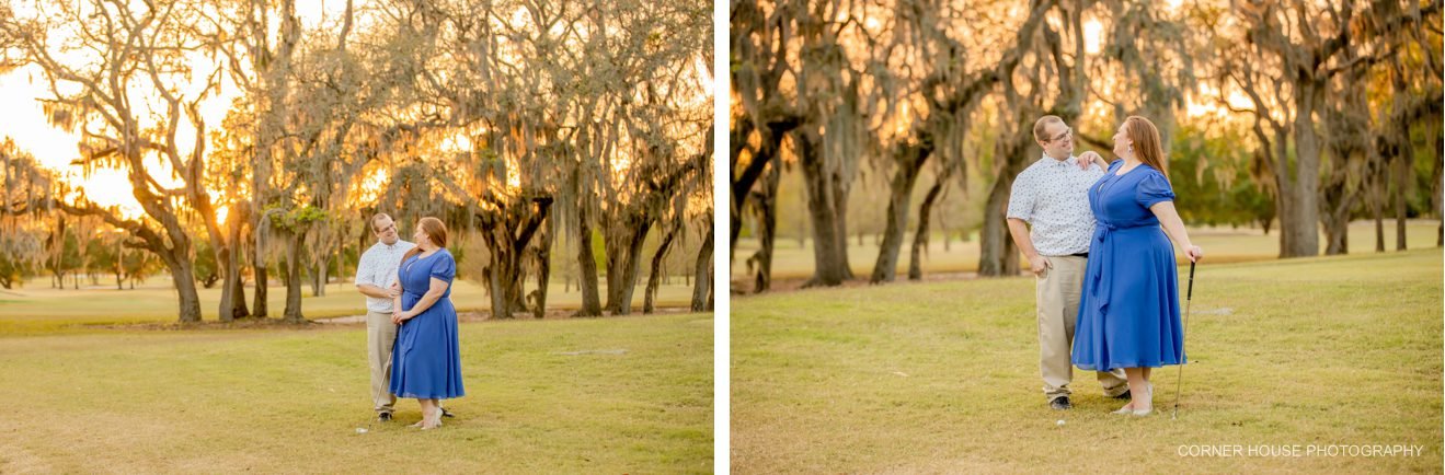 Carrollwood Country Club Golf Inspired Engagement