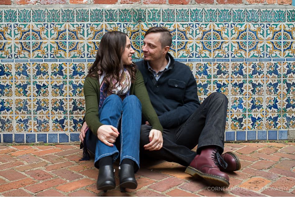 Crystal & Matt’s Historic Casa Feliz Engagement