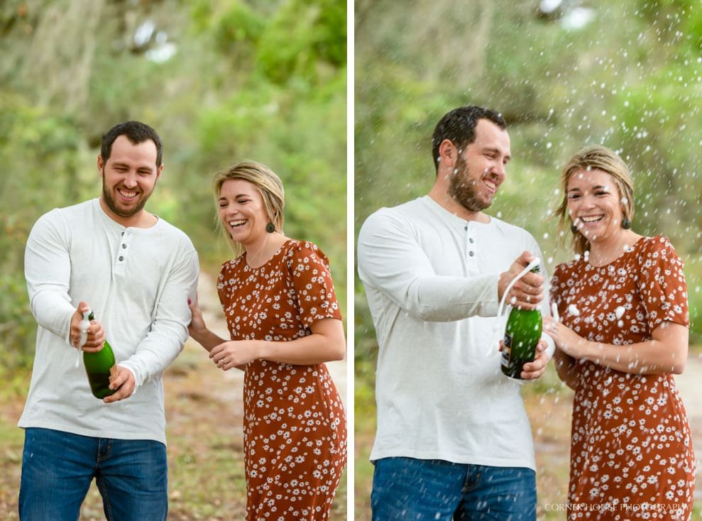 Jenny & Austin’s Champagne Popping Engagement