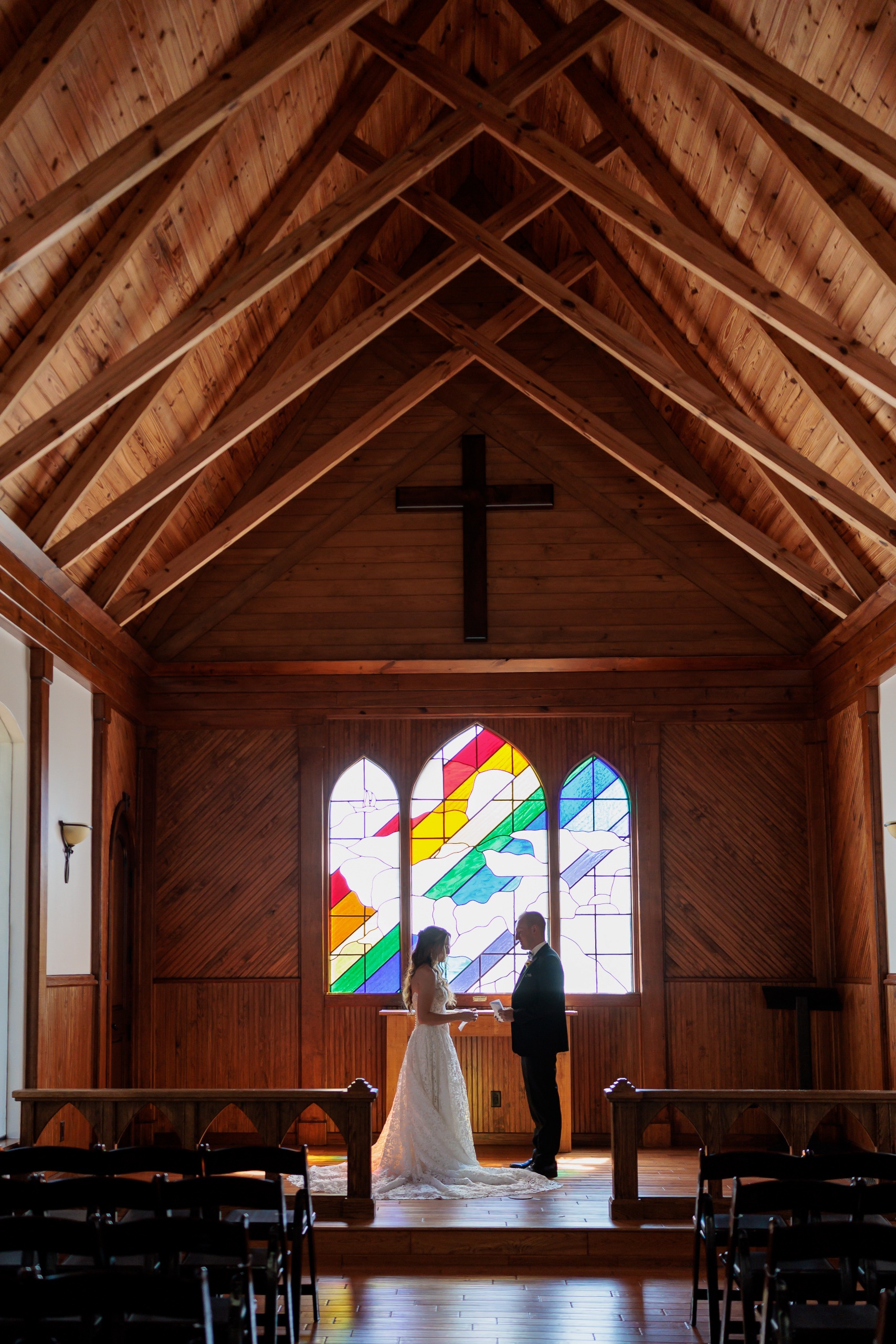 Rustic Chapel Valley Farm Wedding