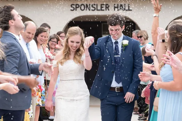 Elizabeth & Tim’s Cocoa Beach Church Wedding