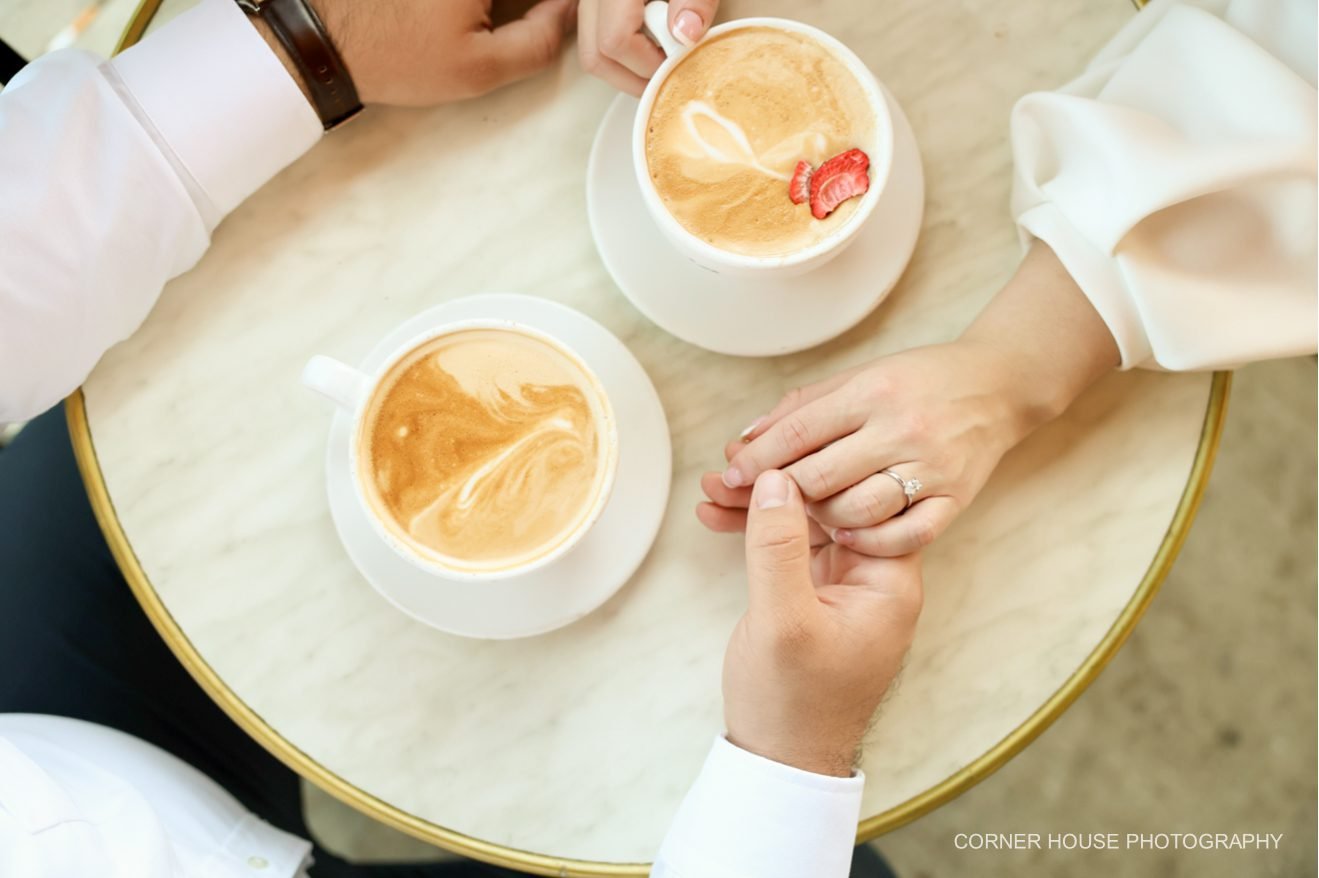 Veronica & Jason’s Coffee Shop Engagement