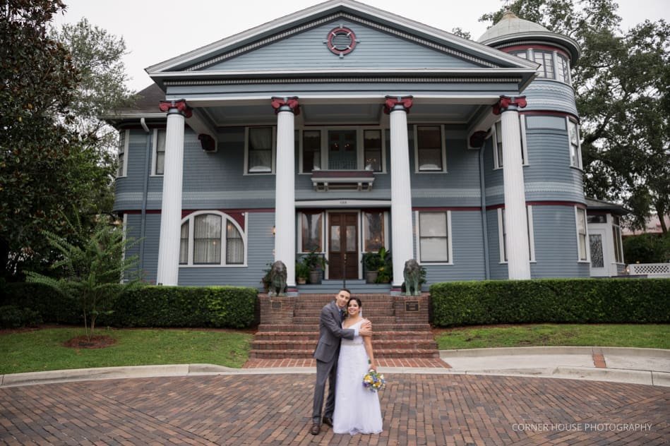 Veronica & Stephen’s Courtyard at Lake Lucerne Wedding