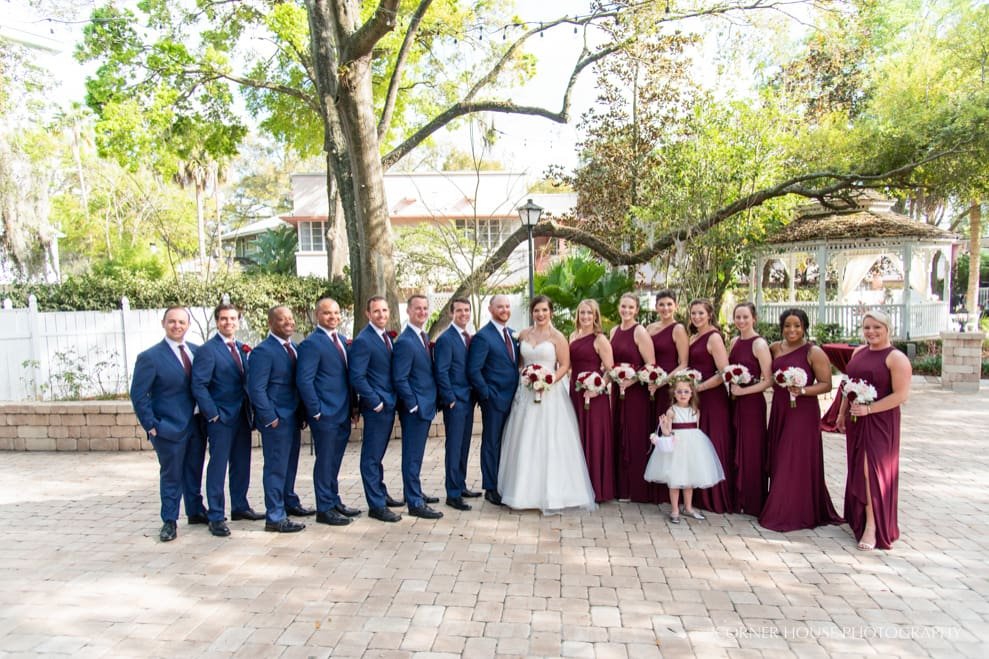 Courtyard at Lake Lucerne Wedding