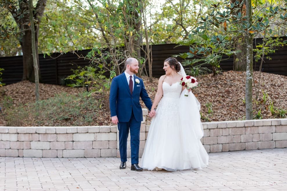 Courtyard at Lake Lucerne Wedding