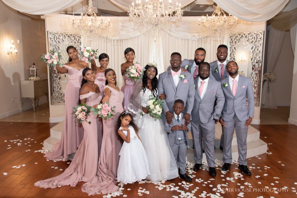Lucknise & Terry’s Crystal Ballroom at the Veranda Wedding