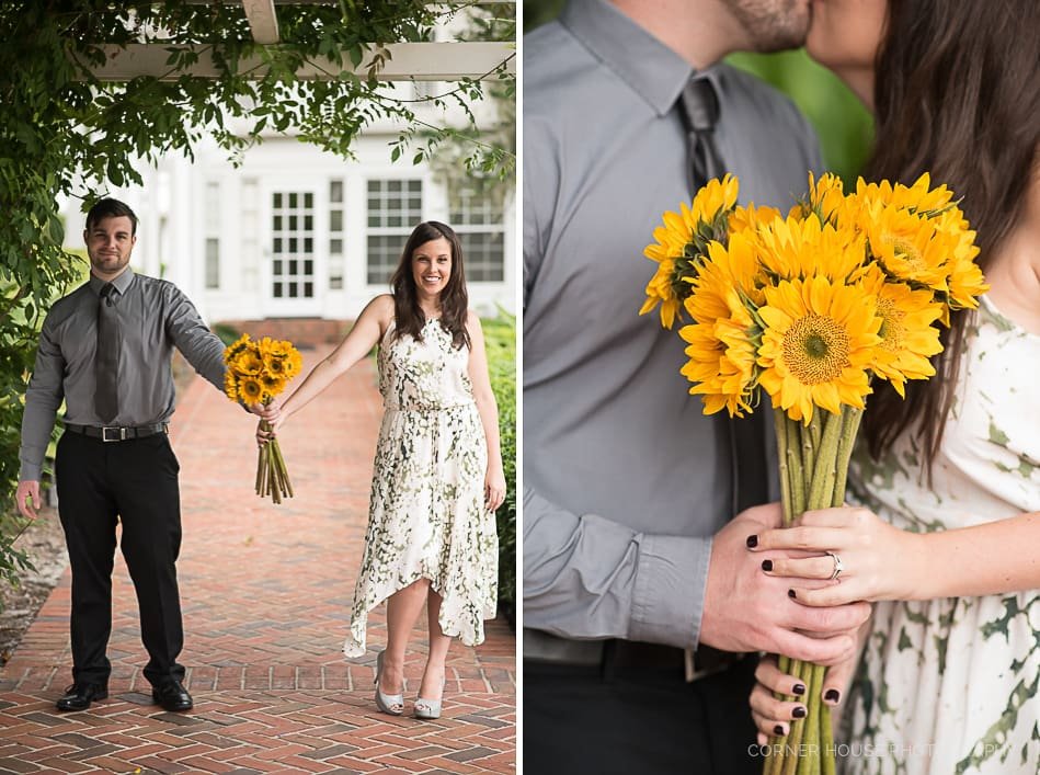 Patriotic Cypress Grove Engagement Patriotic Cypress Grove Engagement