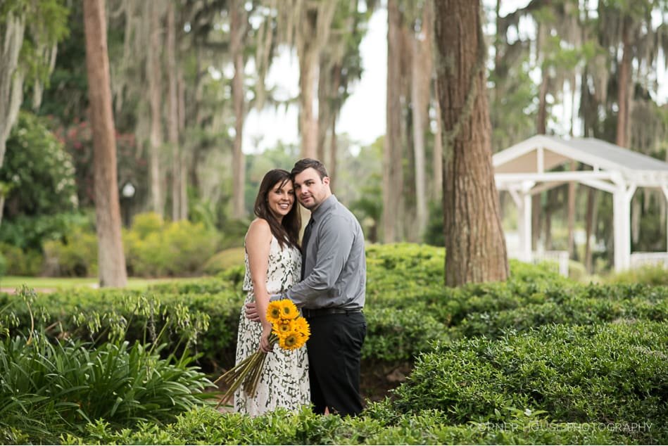Patriotic Cypress Grove Engagement Patriotic Cypress Grove Engagement