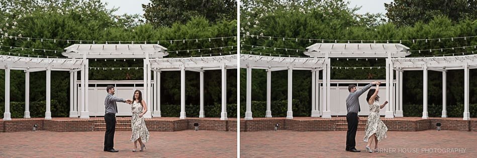 Patriotic Cypress Grove Engagement Patriotic Cypress Grove Engagement