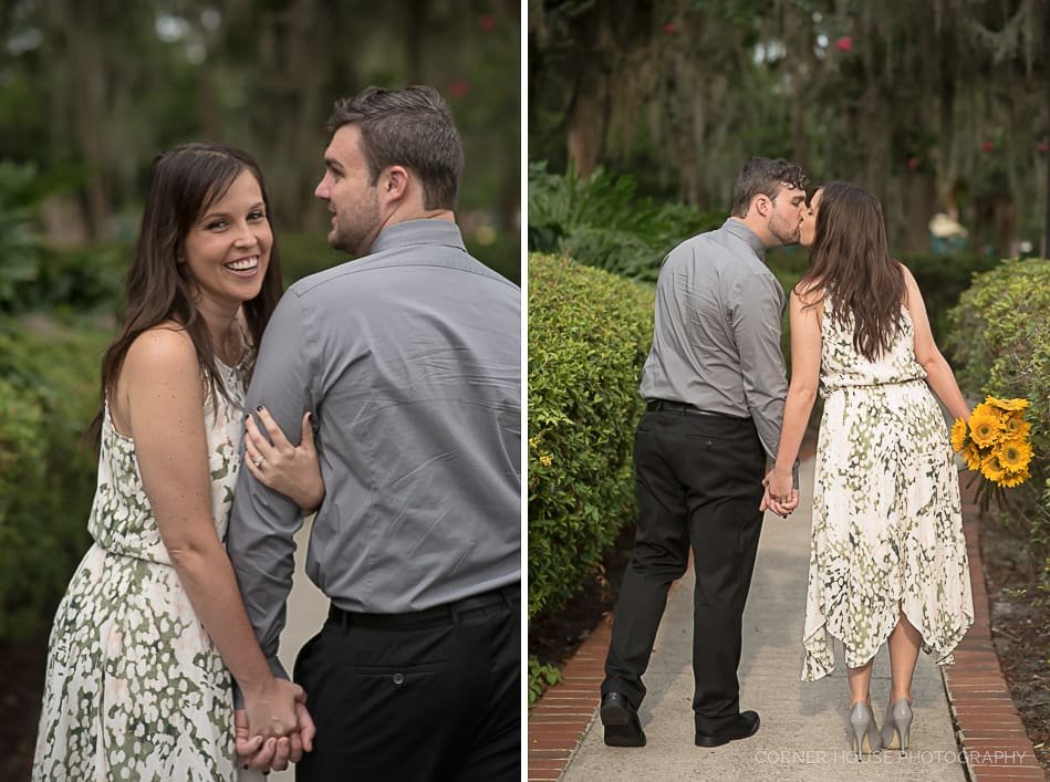Patriotic Cypress Grove Engagement Patriotic Cypress Grove Engagement