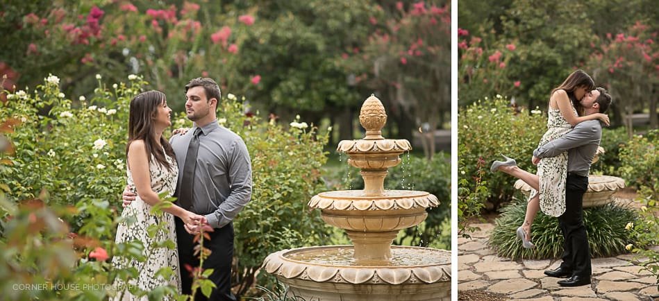 Patriotic Cypress Grove Engagement Patriotic Cypress Grove Engagement