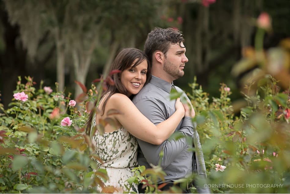 Patriotic Cypress Grove Engagement Patriotic Cypress Grove Engagement