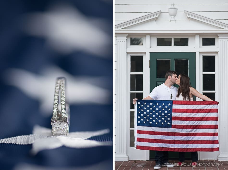 Patriotic Cypress Grove Engagement Patriotic Cypress Grove Engagement