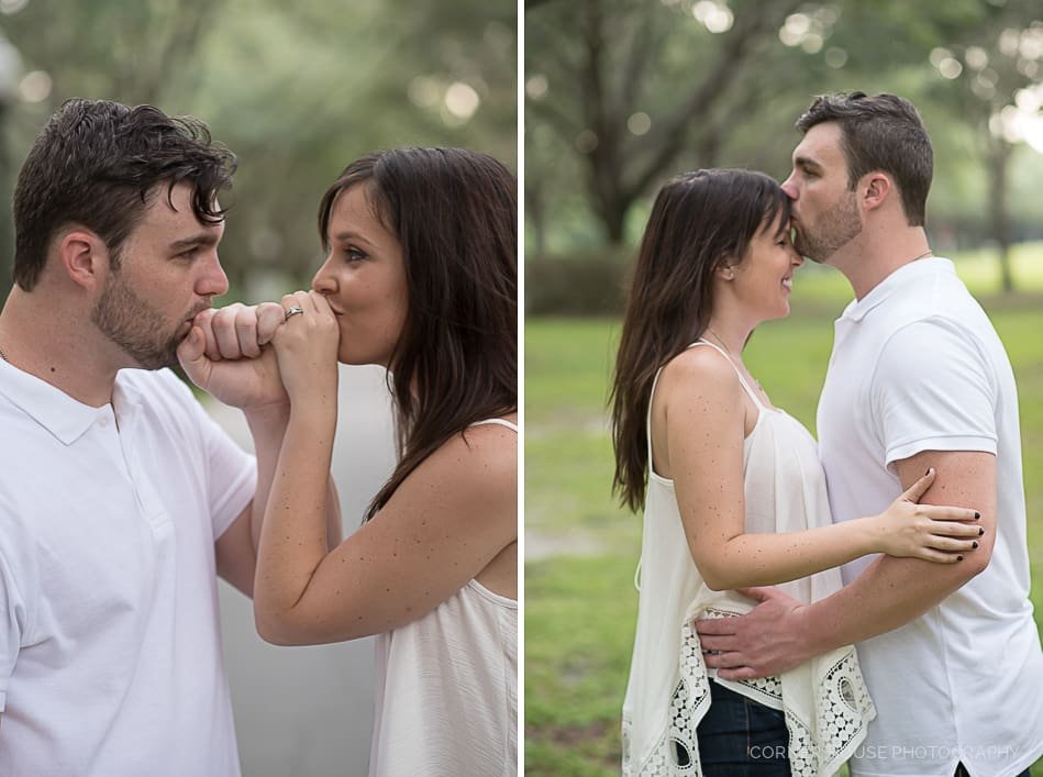 Patriotic Cypress Grove Engagement Patriotic Cypress Grove Engagement