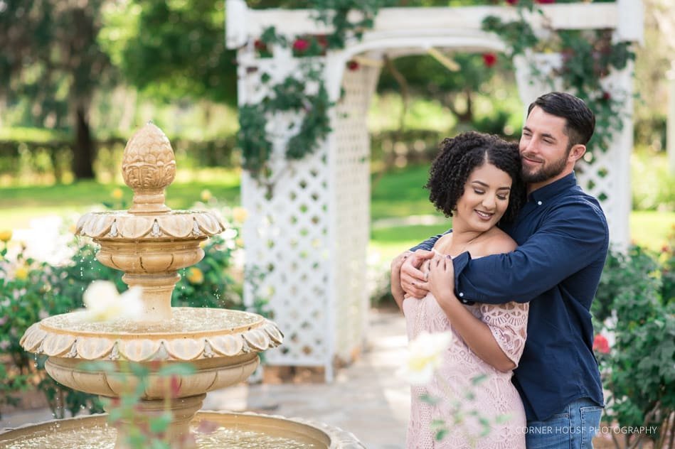 Cypress Grove Rose Garden Engagement Cypress Grove Rose Garden Engagement
