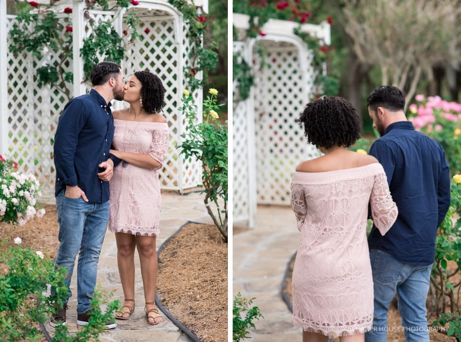 Cypress Grove Rose Garden Engagement Cypress Grove Rose Garden Engagement