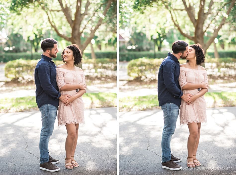 Cypress Grove Rose Garden Engagement Cypress Grove Rose Garden Engagement