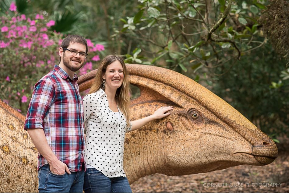 Katie & Kyle’s Dinosaur Leu Gardens Engagement