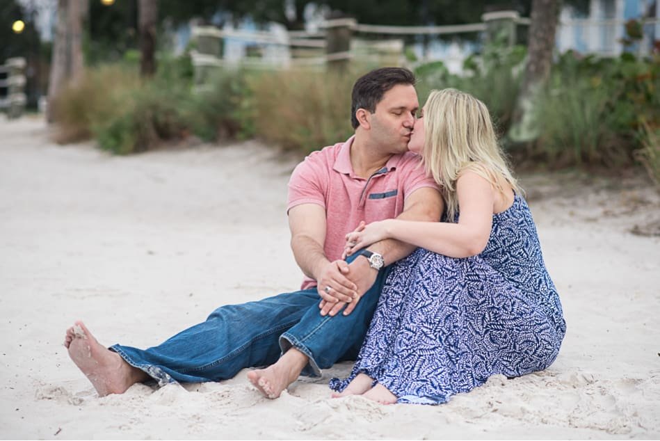Jessica & Jeff’s Foggy Morning Disney Boardwalk Engagement
