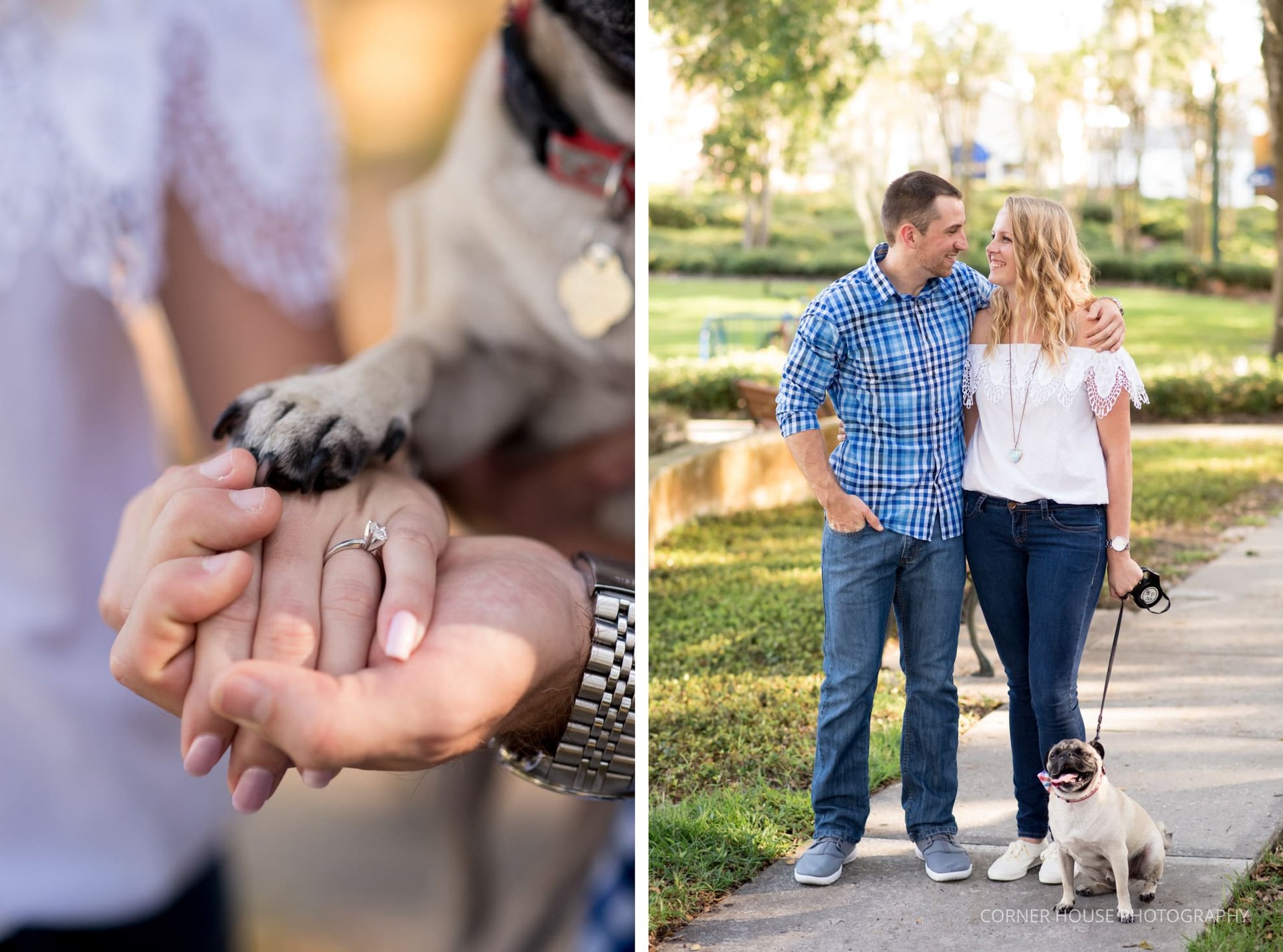 Downtown Mount Dora Engagement Downtown Mount Dora Engagement