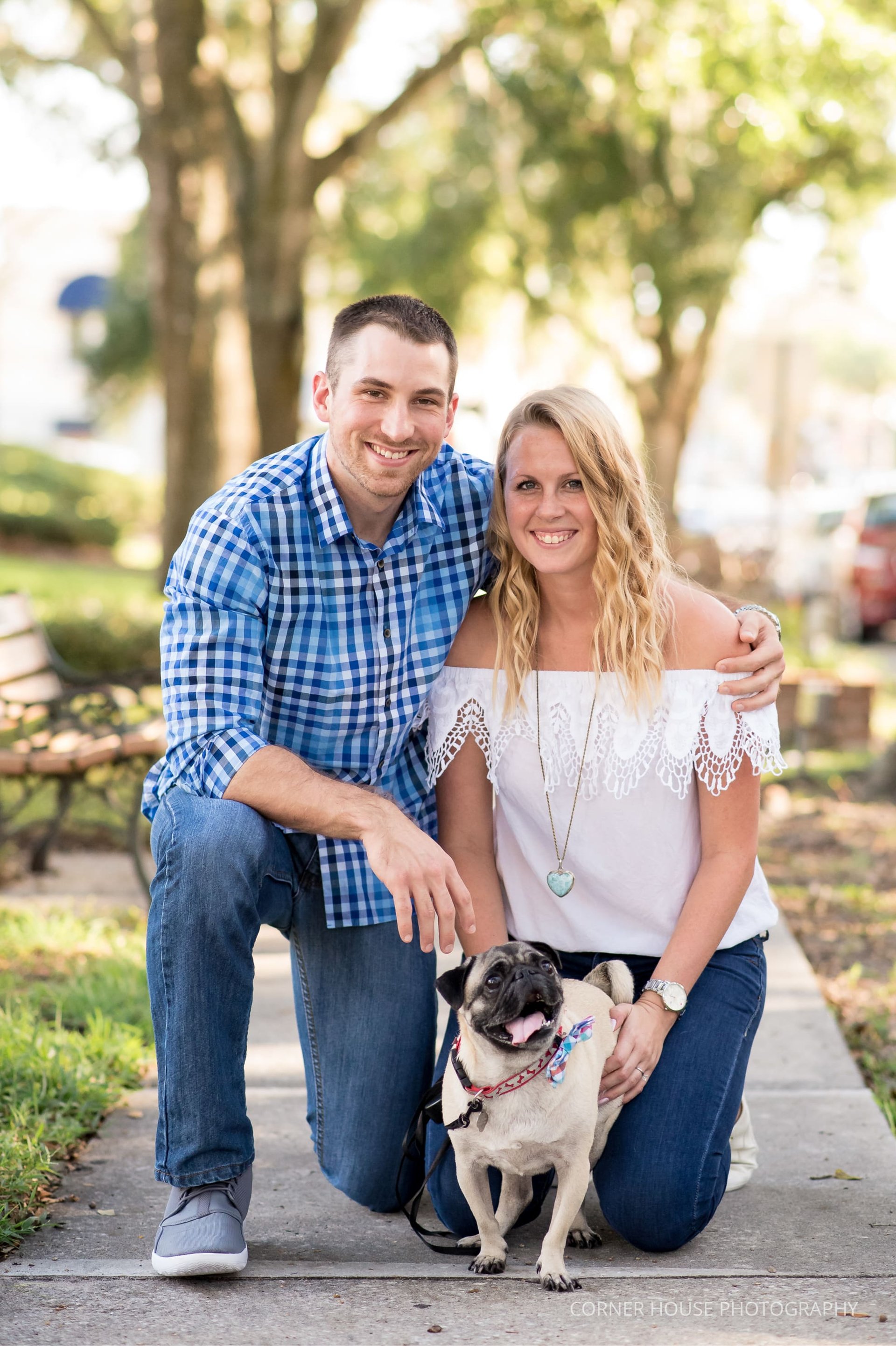 Downtown Mount Dora Engagement Downtown Mount Dora Engagement