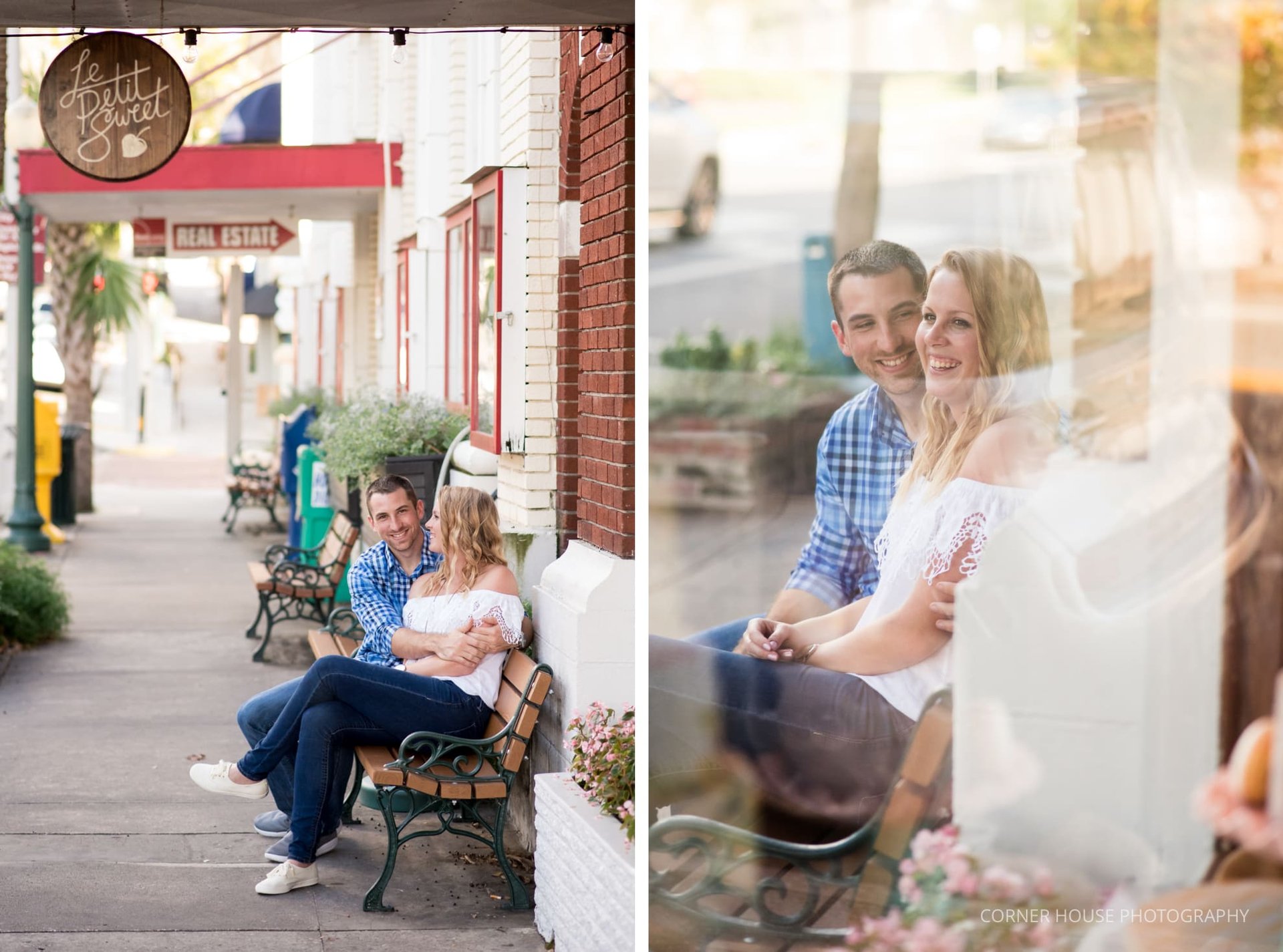 Downtown Mount Dora Engagement Downtown Mount Dora Engagement