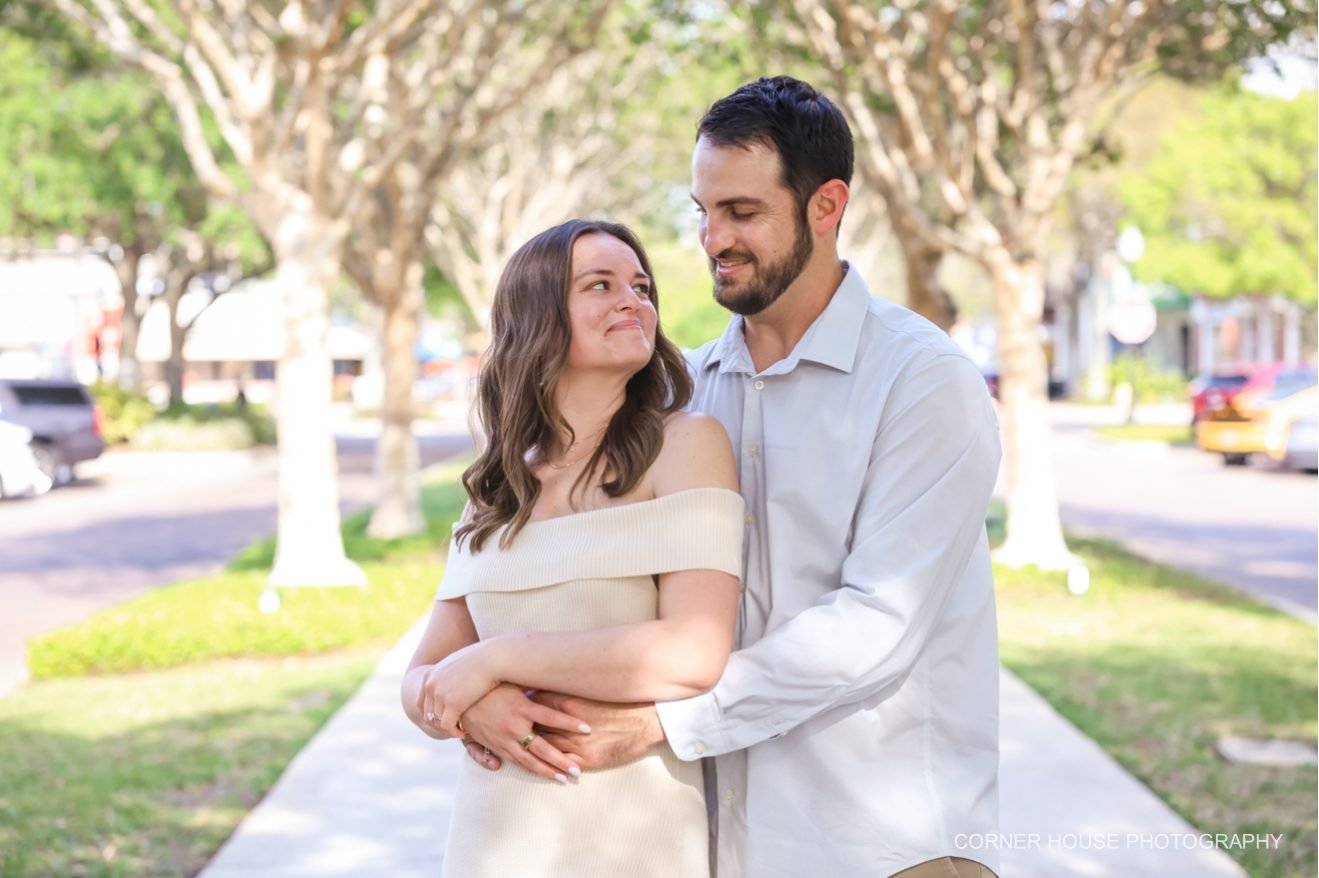 Jade & Matt’s Downtown Winter Garden Engagement