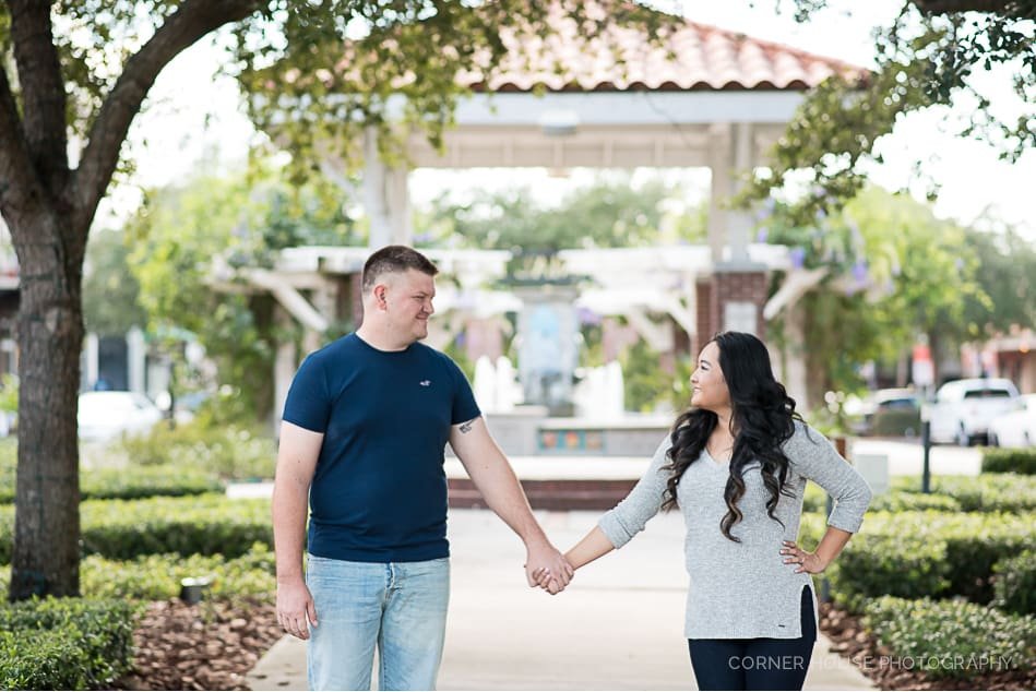 Tina & Daniel’s Downtown Winter Garden Engagement