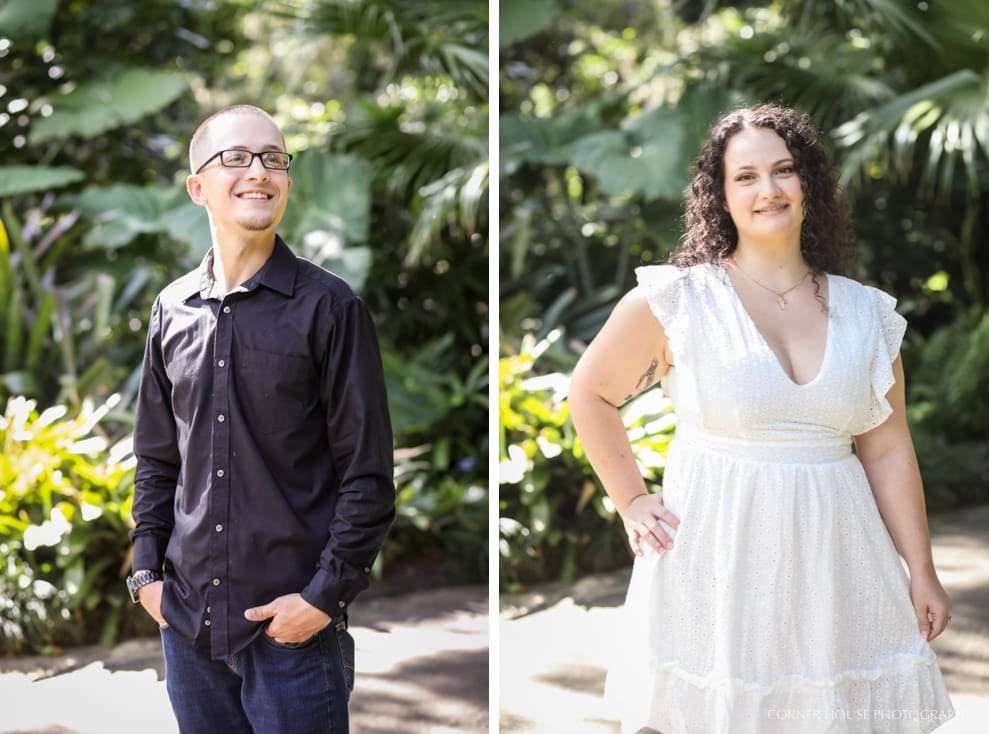 Engagement at Harry P. Leu Gardens Engagement at Harry P. Leu Gardens