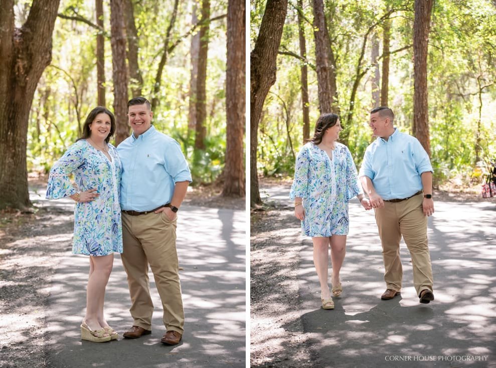 Engagement at Lettuce Lake Park Engagement at Lettuce Lake Park