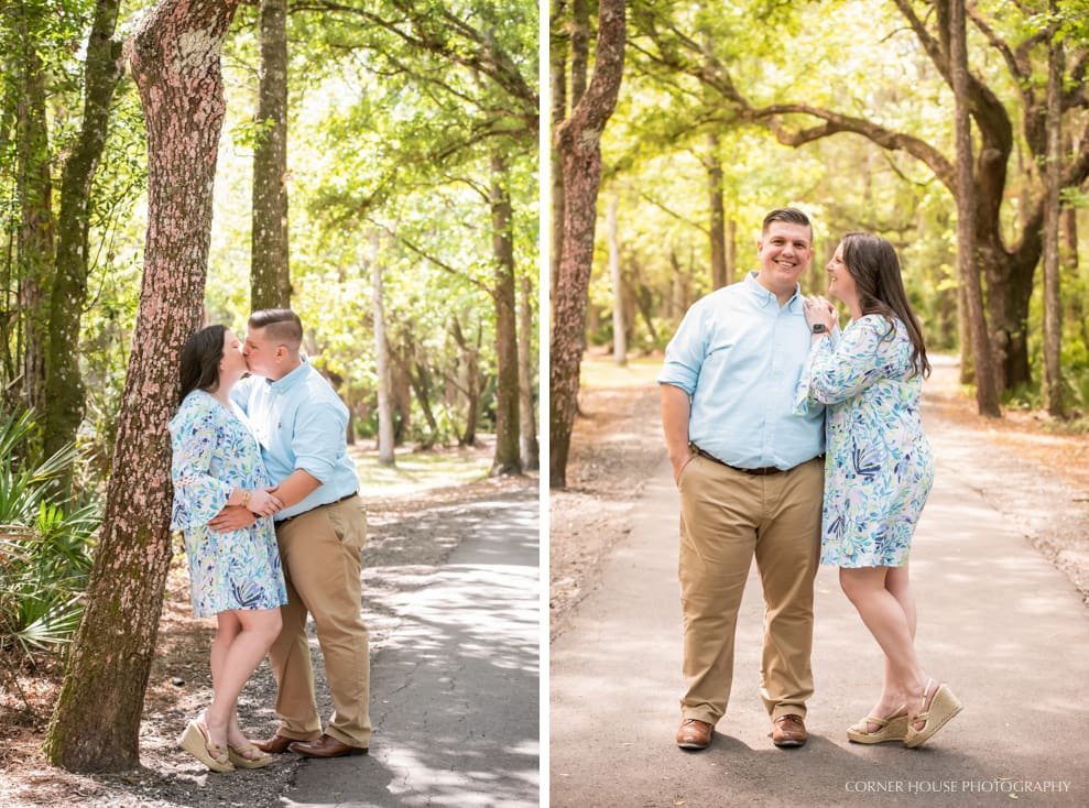 Engagement at Lettuce Lake Park Engagement at Lettuce Lake Park