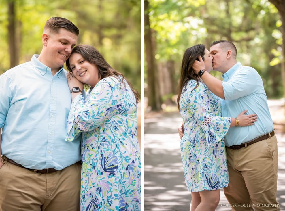 Engagement at Lettuce Lake Park Engagement at Lettuce Lake Park